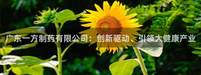 老哥俱乐部是干什么的啊：广东一方制药有限公司：创新驱动、引领大健康产业