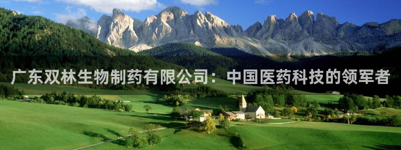 usdt九游会老哥俱乐部：广东双林生物制药有限公司：中国医药科技的领军者