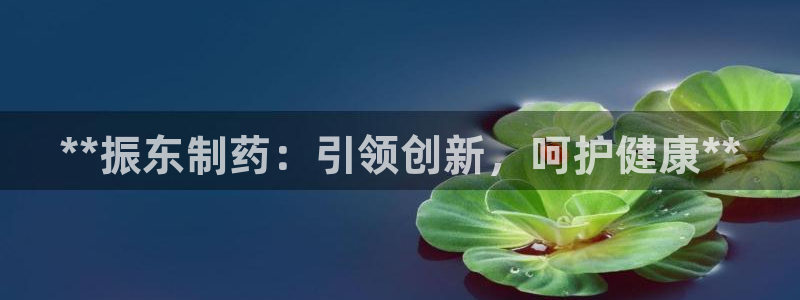 九游会老哥俱乐部论坛版：**振东制药：引领创新，呵护健康**